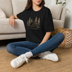 Camping Tent and Campfire T-Shirt