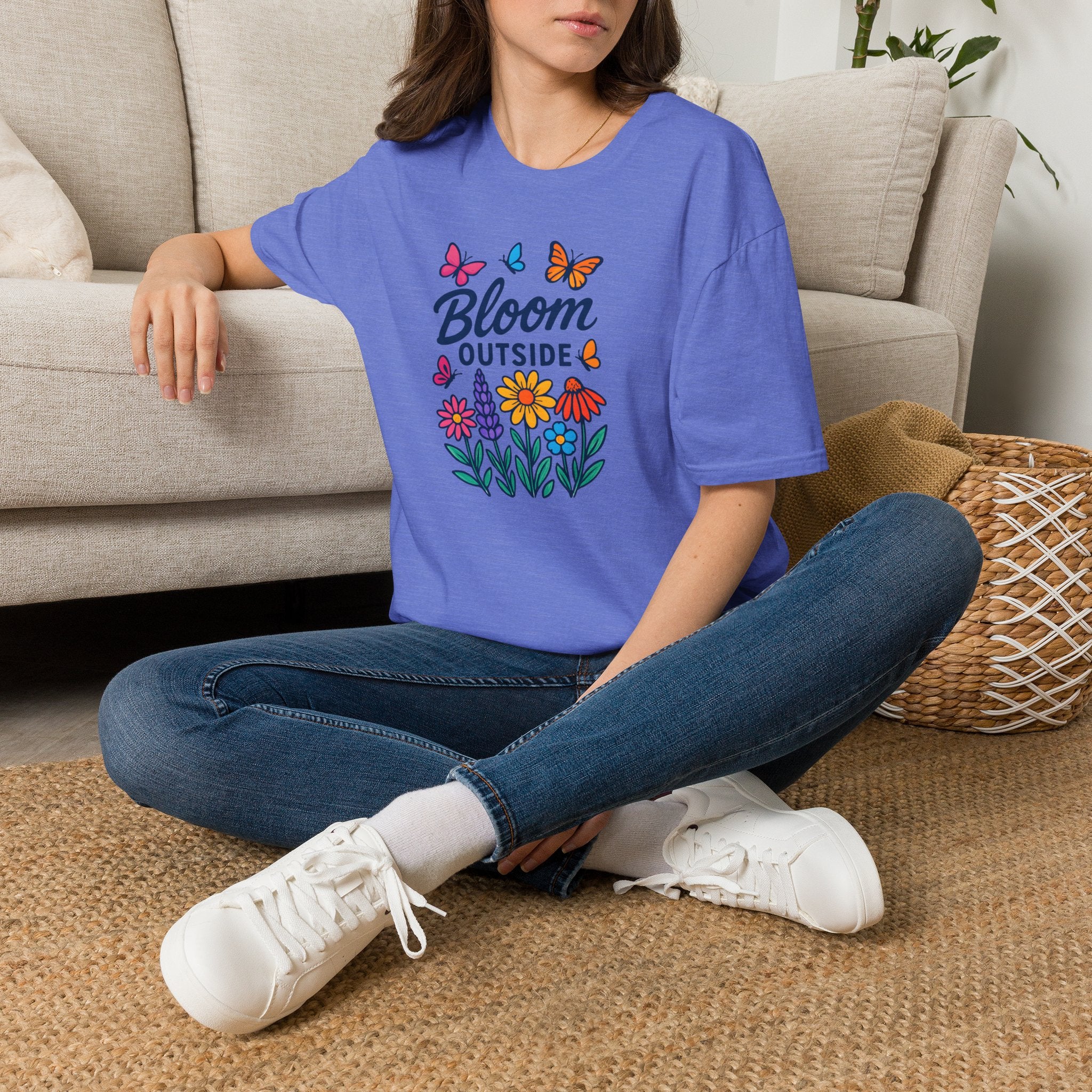 Bloom Outside Flowers T-Shirt