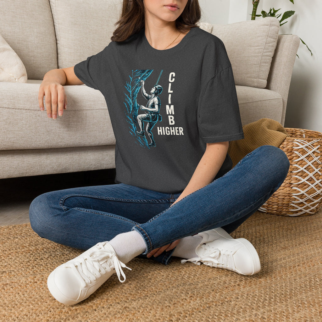 Climber Scaling Cliff T-Shirt