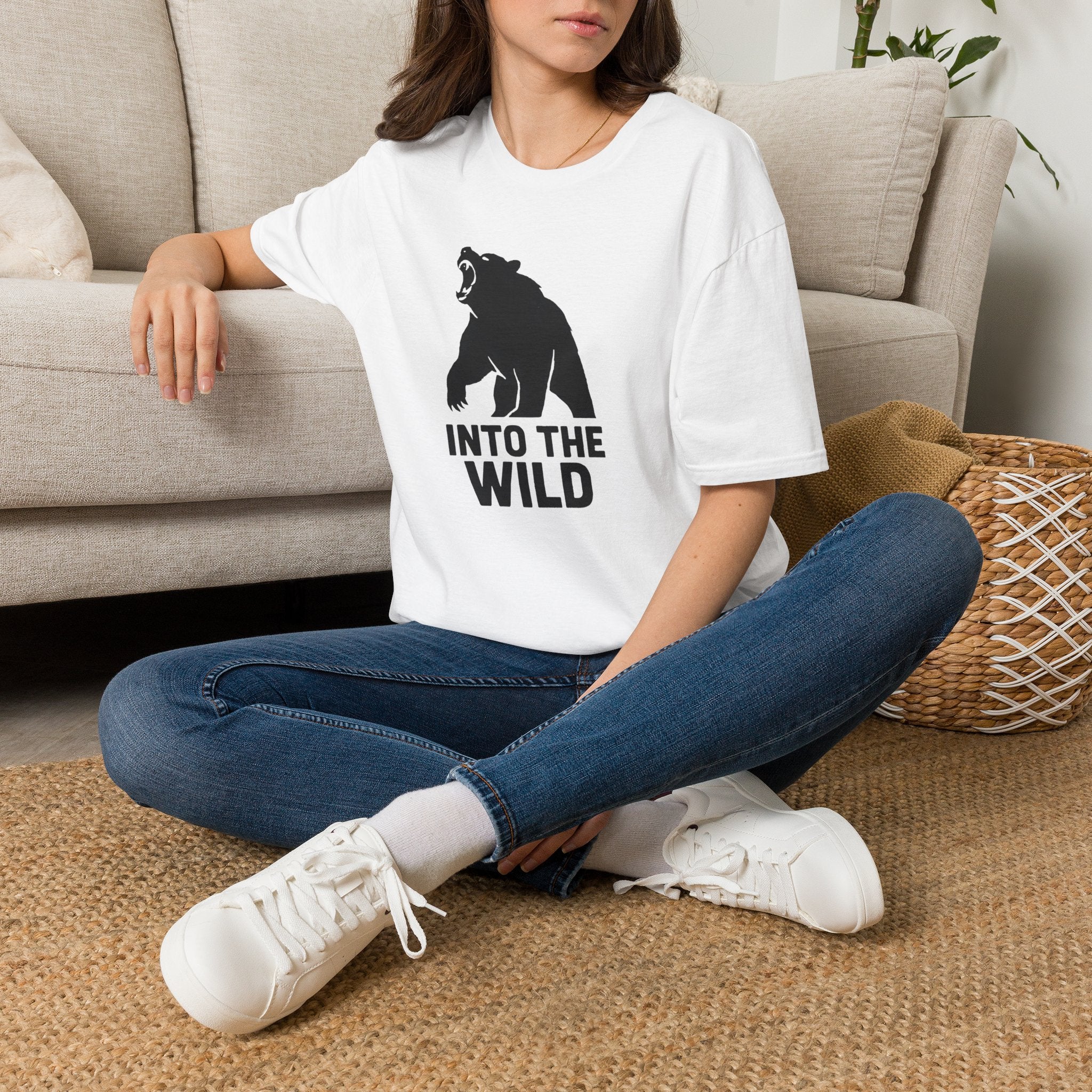 Bear silhouette with text T-Shirt