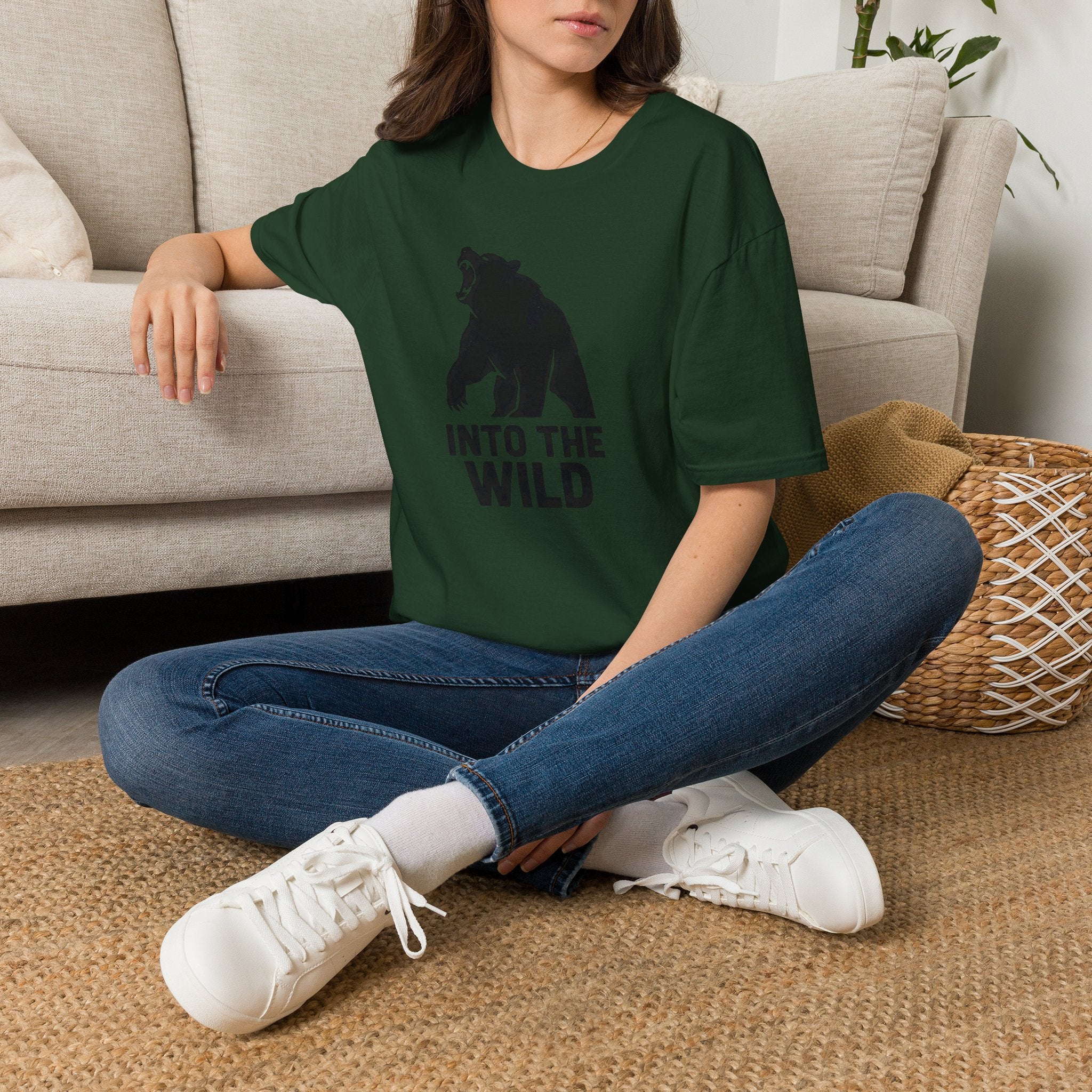 Bear silhouette with text T-Shirt