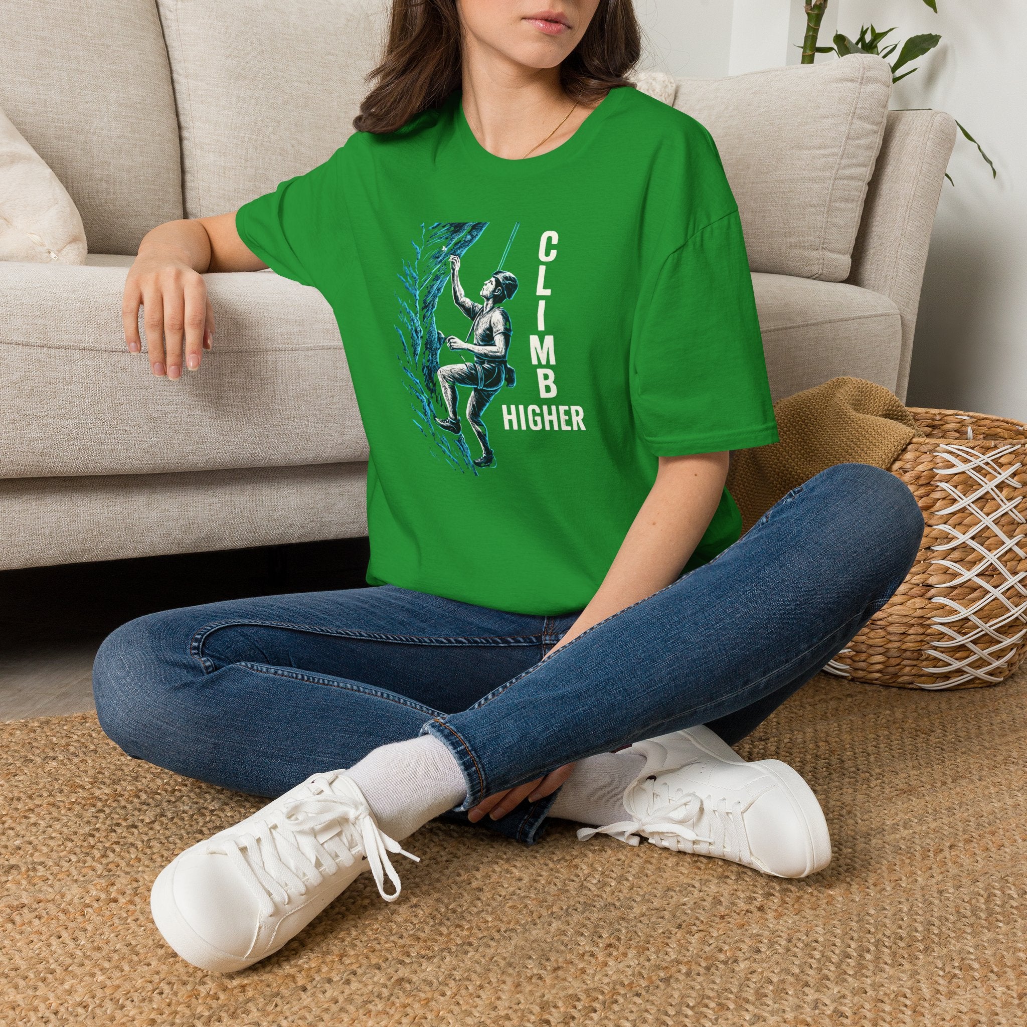 Climber Scaling Cliff T-Shirt