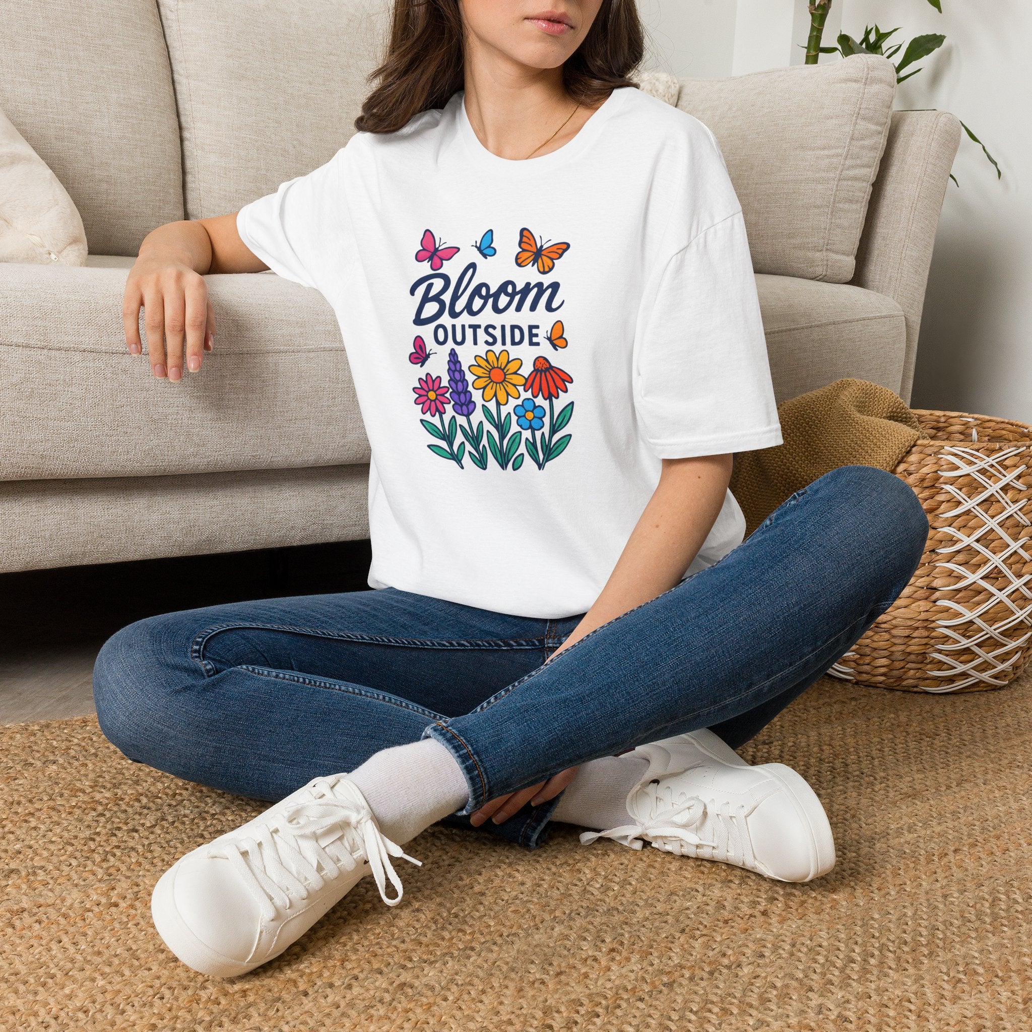 Bloom Outside Flowers T-Shirt